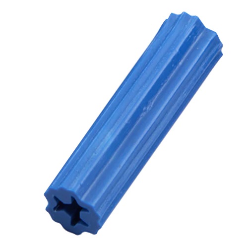 Paquete tacos plasticos - 100 unidades - 5/16X1-1/2 - #8 - Color Azul